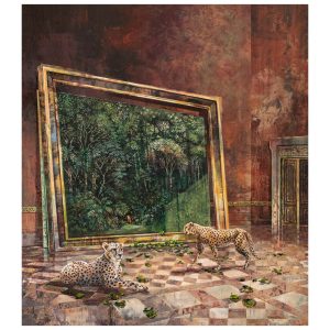 Print/Digigraphie ROUX-FONTAINE - Un palais en Sicile