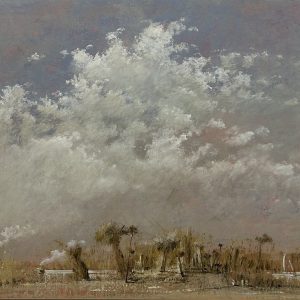 Laurent HOURS |  Voyage sous un grand ciel - 73  x 116 cm