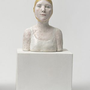 Agnès Baillon |  Nageuse dorée - H/ 12 cm