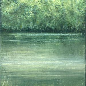 R.FERRI |  Bords de seine - 46 x 27 cm