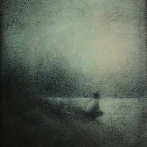 Marina HO |  Enfant accroupi - 20 x 15 cm